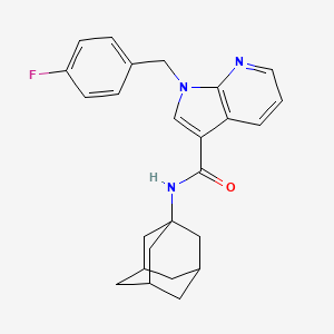 molecular formula C25H26FN3O B10821342 Afub7aica 