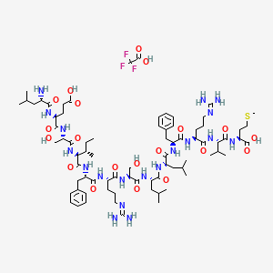 molecular formula C77H124F3N19O20S B10821349 MMK1 (trifluoroacetate salt) 
