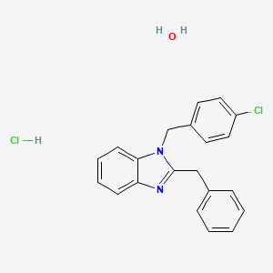 molecular formula C21H20Cl2N2O B10821363 Q94 (hydrochloride hydrate) 