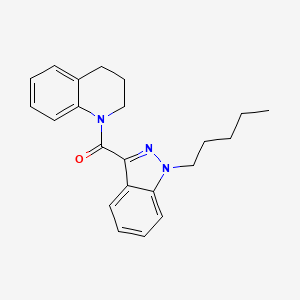 molecular formula C22H25N3O B10821397 Thq-pinaca 