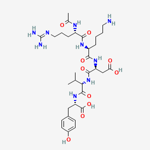 molecular formula C32H51N9O10 B10821422 Acetyl Pentapeptide-1 