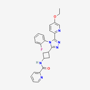 molecular formula C25H23FN6O2 B10821564 OM-1700 
