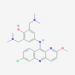 molecular formula C25H28ClN5O2 B10821609 Methnaridine 