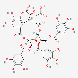 molecular formula C41H32O27 B10821622 Chebulinicacid 