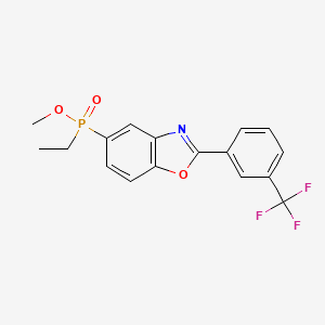 molecular formula C17H15F3NO3P B10821623 (Plusmn)-4 