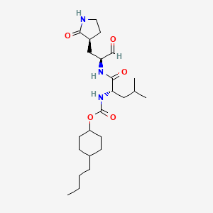 molecular formula C24H41N3O5 B10821638 Advanced SARS-CoV-2 Inhibitor 6e 