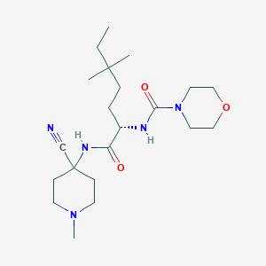 molecular formula C21H37N5O3 B10821688 BI-1915 
