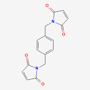 molecular formula C16H12N2O4 B10821713 1,4-Bis(malimido)xylene 