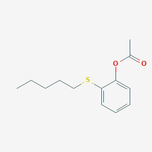 molecular formula C13H18O2S B10821784 (2-pentylsulfanylphenyl) acetate 