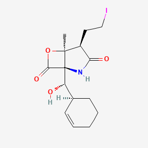 molecular formula C15H20INO4 B10821820 Iodosalinosporamide 