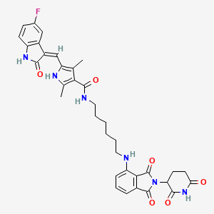 molecular formula C35H35FN6O6 B10821854 MI-389 