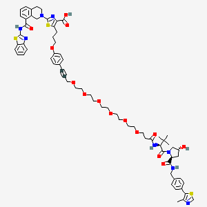 molecular formula C68H80N8O14S3 B10821874 PROTAC Bcl-xL degrader-2 