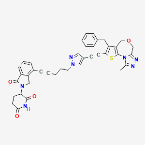 molecular formula C39H33N7O4S B10821911 QCA570 