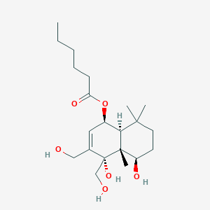 molecular formula C21H36O6 B10821918 Nanangenine G 