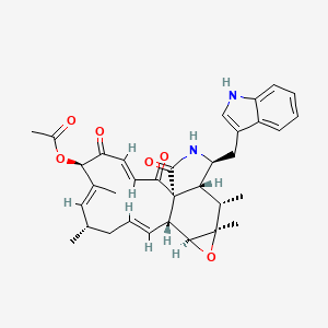 molecular formula C34H38N2O6 B10822050 19-O-Acetylchaetoglobosin A 
