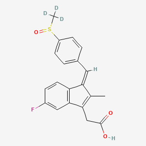 molecular formula C20H17FO3S B10822078 Sulindac-d3 