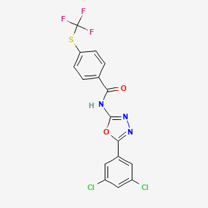 molecular formula C16H8Cl2F3N3O2S B10822094 HSGN-218 