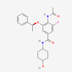 molecular formula C23H27FN2O4 B10822127 GSK046 
