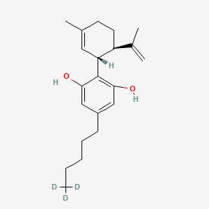 molecular formula C21H30O2 B10822132 Cannabidiol-D3 