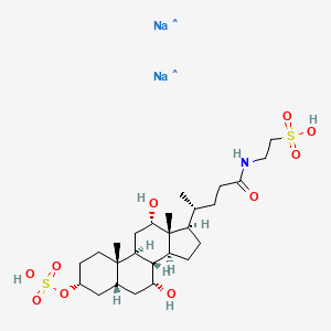 molecular formula C26H45NNa2O10S2 B10822138 Taurocholic Acid 3-sulfate (sodium salt) 