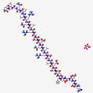 molecular formula C131H217F3N42O44 B10822235 Secretin (rat) (trifluoroacetate salt) 