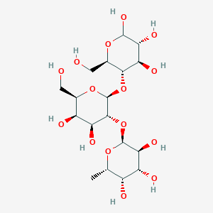 molecular formula C18H32O15 B10822262 Fuc(a1-2)Gal(b1-4)Glc 