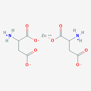 molecular formula C8H12N2O8Zn B10822296 Zinc DL-aspartate CAS No. 15281-32-0