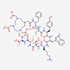 molecular formula C65H88CuN14O19S2 B10822305 Detectnet CAS No. 1426155-87-4
