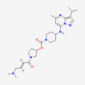 molecular formula C26H39N7O3 B10822529 CDK7-IN-2 CAS No. 2326428-19-5
