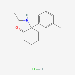 molecular formula C15H22ClNO B10823258 Deoxymethoxetamine (hydrochloride) 