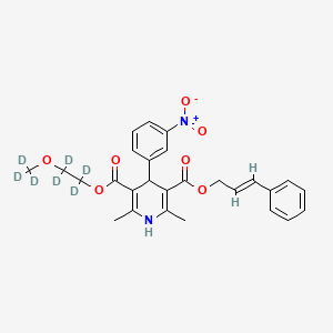 molecular formula C27H28N2O7 B10823412 Cilnidipine-d7 