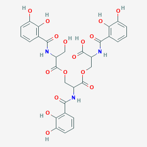 molecular formula C30H29N3O16 B10823528 apo-Enterobactin 