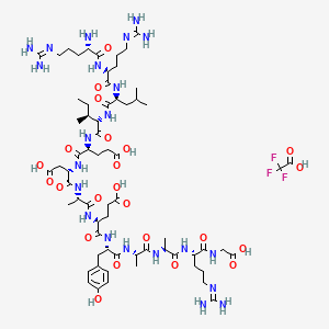 molecular formula C66H107F3N22O23 B10823583 RR-Src (trifluoroacetate salt) 