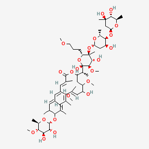 molecular formula C60H98O22 B10823692 Amycolatopsin B 
