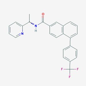 molecular formula C25H19F3N2O B10823716 (R)-VT104 