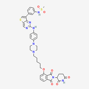 molecular formula C41H42N8O7S2 B10823948 DB0614 
