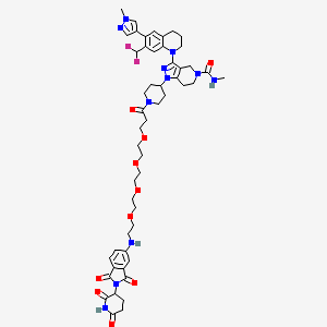 molecular formula C51H63F2N11O10 B10823952 dCBP-1 