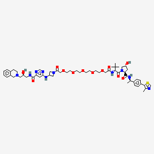 molecular formula C55H76N10O12S B10823971 MS4322 