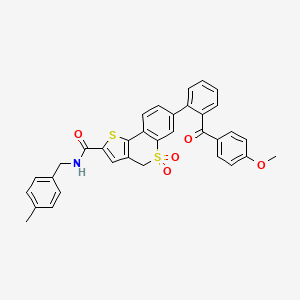molecular formula C34H27NO5S2 B10824098 WEHI-9625 