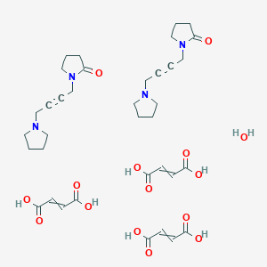 molecular formula C36H50N4O15 B10824289 Oxotremorine (sesquifumarate) 