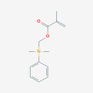 2-Propenoic acid, 2-methyl-, (dimethylphenylsilyl)methyl ester