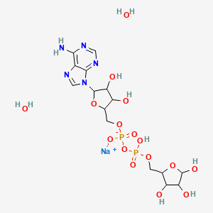 molecular formula C15H26N5NaO16P2 B10824314 Adenosine 5'-diphosphoribose (sodium) 
