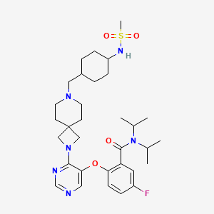 molecular formula C32H47FN6O4S B10824408 VTP50469 