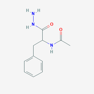 N1-(1-benzyl-2-hydrazino-2-oxoethyl)acetamide