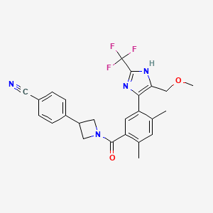 molecular formula C25H23F3N4O2 B10824504 TVB-3664 