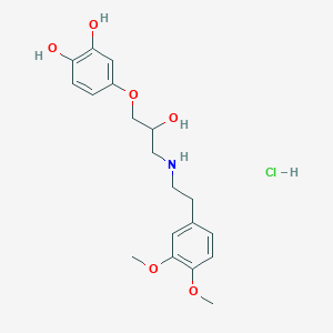molecular formula C19H26ClNO6 B10824536 Ro 363 hydrochloride 