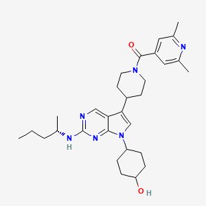 molecular formula C30H42N6O2 B10824701 UNC5293 