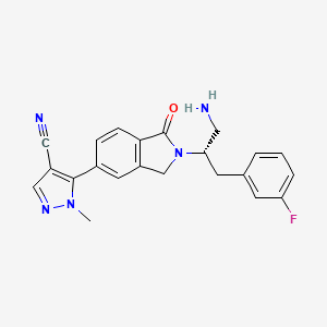 molecular formula C22H20FN5O B10824944 Akt-IN-6 