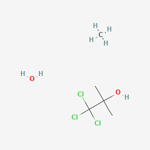 molecular formula C5H13Cl3O2 B10825099 Chlorobutanol (hemihydrate) 