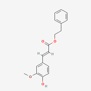 molecular formula C18H18O4 B10825173 Phenethyl ferulate CAS No. 132335-98-9